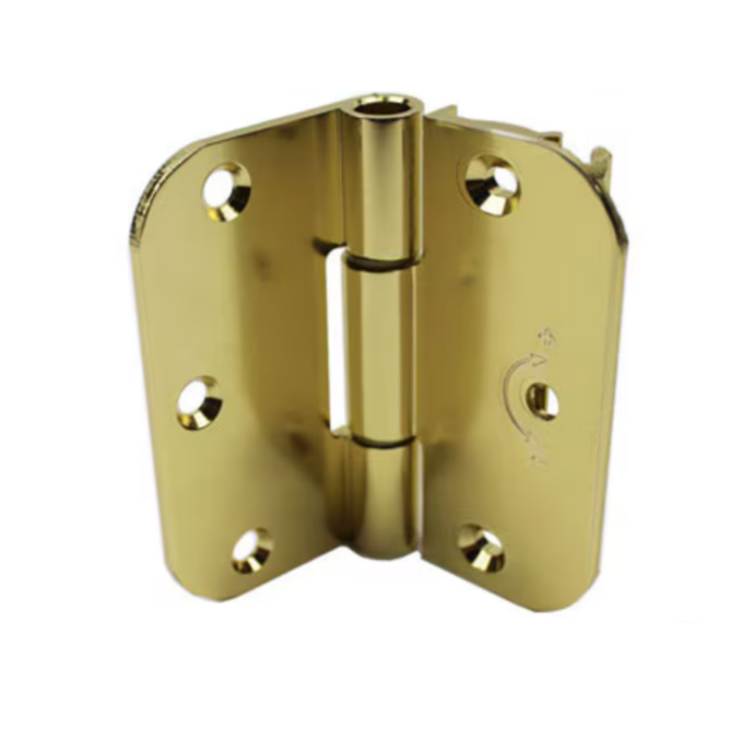 Pella Adjustable Hinge Radius Corner Entry Door - 3.75&quot; by 3.5&quot; - Polish... - $89.95