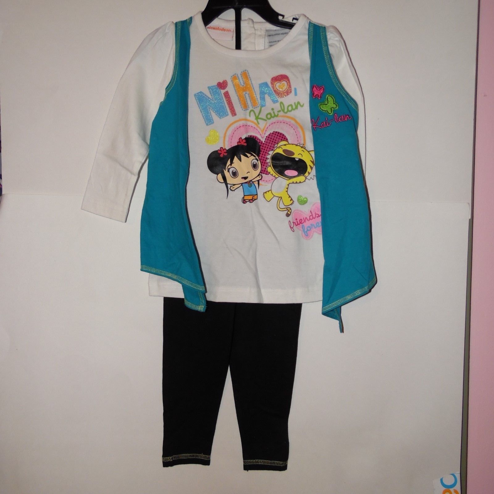 Nihao Kai-lan Toddler Girls 2 piece Pants Outfit Size-24Months NWT - $14.39