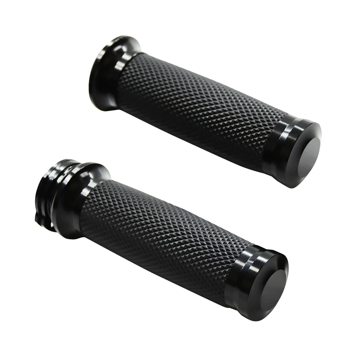 Universal 1In 25Mm Hand Grips Motorcycle Handle Bar Handlebar for Harley Touring - £17.07 GBP