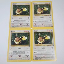 Vintage Eevee 55/82 Team Rocket Card Lot 4x Pokemon Cards Playset LP/NM - £2.75 GBP