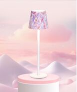 Faithorse Cordless Table Lamp Oil Painting Series Dimmable Pink 5200mAh - $95.14 MXN