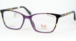 W/ TAG Bio Eyes B.E BE43 LILAC DPRT DARK PURPLE TORTOISE EYEGLASSES 51-1... - $17.82