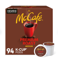 McCafé Premium Roast K-Cup Coffee Pods (94 ct.) - £30.68 GBP
