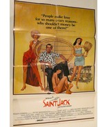 USA 1979 Movie Poster SAINT JACK 40&#39; X27&#39;&#39;1SH Original Folded CENSORS PA... - £219.54 GBP