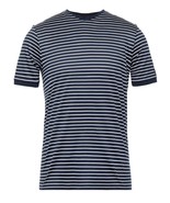 Paul &amp; Shark  Men&#39;s Blue White Striped Italy Cotton T-Shirt Shirt Size 2XL - £146.78 GBP