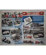 REO Truck Poster Original Big Red January 1946 32X24&quot; - $1,469.71 MXN