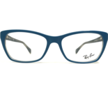 Ray-Ban Gafas Monturas RB5298 5391 Azul Transparente Ojo de Gato Complet... - $93.14