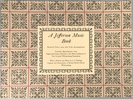 A Jefferson Music Book (Keyboard Pieces, some with Violin) Colonial Foundation - £23.32 GBP