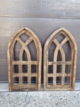 Set of 2, 19.25&quot; Valleto Farmhouse Arch, Distressed, Shabby Chic - £30.48 GBP