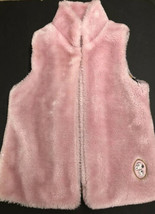 Peanuts Snoopy Belle Pink Faux Fur Vest Girl’s Children’s Medium 7-8 - £7.90 GBP