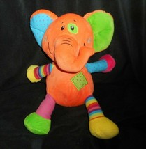 16&quot; Blue Magic Baby Orange Elephant Pink Green Stuffed Animal Plush Soft Toy - £22.78 GBP