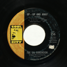 The 5th Dimension – Up-Up And Away/Which Way To Nowhere - 45 rpm Vinyl 7&quot; Single - £6.12 GBP