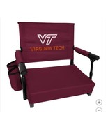 Virginia Tech Hokies Stadium Seat NCAA Premium Foldable Pocket Maroon Or... - $119.53 CAD