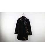 Vtg Y2K Streetwear Womens Large Lambswool Cashmere Blend Flower Floral J... - $135.33 CAD
