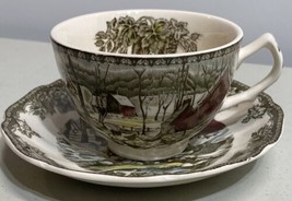 Johnson Brothers Friendly Village The Ice House Tea/Coffee Cup Saucer - £6.36 GBP