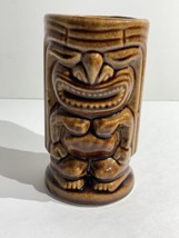 Tiki Two-Faced Smiling Leilani Mug  1960s Glazed Ceramic Vintage - £14.72 GBP