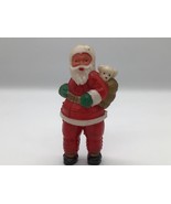 Vintage Empire Made Santa Claus Figurine 4&quot; Tall w/ Teddy Bear Hong Kong... - $273.09 MXN