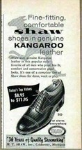 1957 Print Ad Shaw Kangaroo Leather Men&#39;s Shoes Coldwater,Michigan - £5.60 GBP