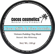 Whitening Mask Coconut Milk And Rice Protein Facial Mask by Cocos Cosmetics - $15.47