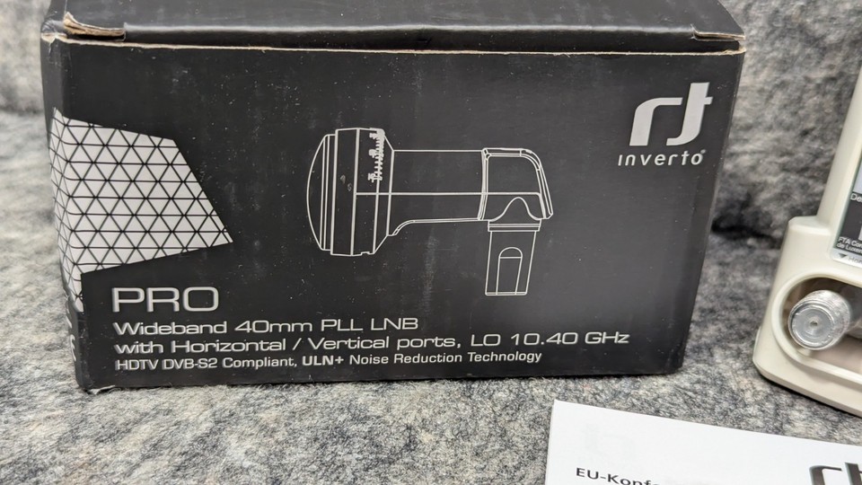 New Inverto Pro Wideband 40mm PLL LNB with Horizontal/Vertical Ports Item image 2