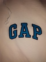 GAP Zippered Hoodie White Women&#39;s Sweatshirt Size XL - £9.99 GBP