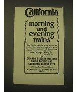 1902 Chicago &amp; North-Western, Union Pacific and Southern Pacific Railway... - £14.78 GBP