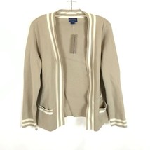 NWT Womens Size Large Pendleton Silk Blend Striped Cardigan Sweater - £32.35 GBP