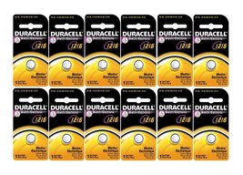 12-Pack Duracell 1216 Batteries 3.0 Volt Lithium Coin Button - £16.51 GBP