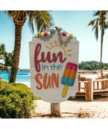 Fun In The Sun Decorative Wall Sign 14&quot; x 8&quot; - £6.22 GBP