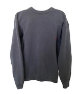 Tommy Hilfiger Men&#39;s Sz L Large Pullover Sweater Crew Neck Blue Navy 100... - $27.00 CAD