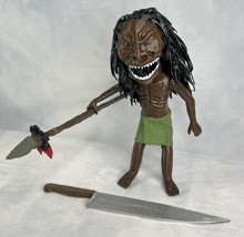 Trilogy of Terror Zuni Fetish Warrior Doll 13&quot; Prop Replica with Spear, Knife - £311.84 GBP