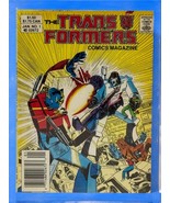 The Transformers Comics Magazine 1 Marvel 1987 Optimus Prime - $13.08 CAD