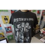 Vintage System Of A Down Heavy Metal band tee tour T Shirt L - £62.27 GBP