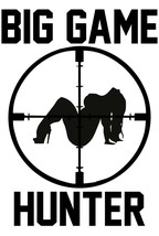 Big Game Hunter Chubby Chaser USA Vinyl Decal Logo Car Window Sticker phone  - £1.97 GBP+