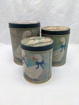Set Of (3) Vintage Geese Stackable Tins - £44.75 GBP