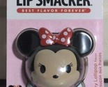 NEW Lip Smacker Disney Tsum Lip Balm, Minnie Mouse, Strawberry Lollipop - $8.41