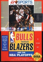Bulls vs. Blazers And The NBA Playoffs Sega Genesis Great Condition - $2.58