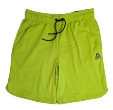Reebok Mens Yellow Athletic Fitness Shorts Size Medium NWT - £11.84 GBP