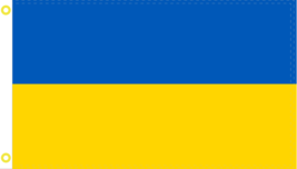 NEW 2x3 ft Ukraine Ukrainian Flag Official Gov 2&#39;x3&#39; House Banner 100D P... - $204.66 MXN