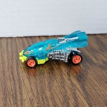 Hot Wheels 1994 Top Speed Twisting Body Shock Rod Blue/Green - £7.90 GBP