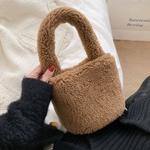 Fouieux Winter Soft   Fashion  Bags Women Warm Lady Trending Designer Handbags P - £54.42 GBP
