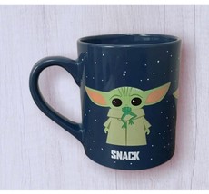 Star Wars; Baby Yoda &quot;Snack, Attack, Protect&quot; 14oz Ceramic Coffee Mug- NEW - £9.47 GBP