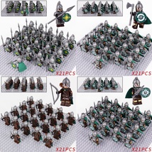 Rohan Elite Soldiers Royal Guard Archers The Lord of the Rings 21pcs Minifigures - £23.09 GBP