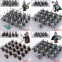 Rohan Elite Soldiers Royal Guard Archers The Lord of the Rings 21pcs Minifigures - $29.49
