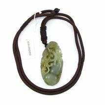 2.1&quot; China Certified Nature Hetian Nephrite Jade Wealth Pixiu and Gourd Hand Car - £54.26 GBP