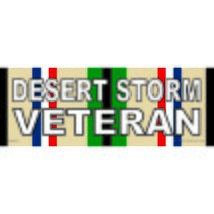 EagleEmblems BM0473 Sticker-DEST.Storm,SVC.RB Veteran (3.5x10&#39;&#39;) - $9.25