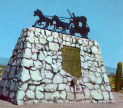 Wickenburg Massacre Monument Postcard Vintage Arizona - $14.35