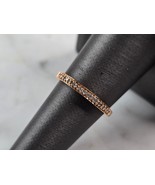 Womens Vintage Estate 10K Rose Gold Diamond Ring 1.4g #E7050 - $4,727.56 MXN