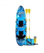 Rave Sports Molokai 2 Person Sit On Top Inflatable Kayak - Blue - £145.63 GBP