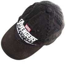 Avengers Ball Cap Hat Marvel Adjustable Baseball McDonald&#39;s Black White ... - £7.67 GBP